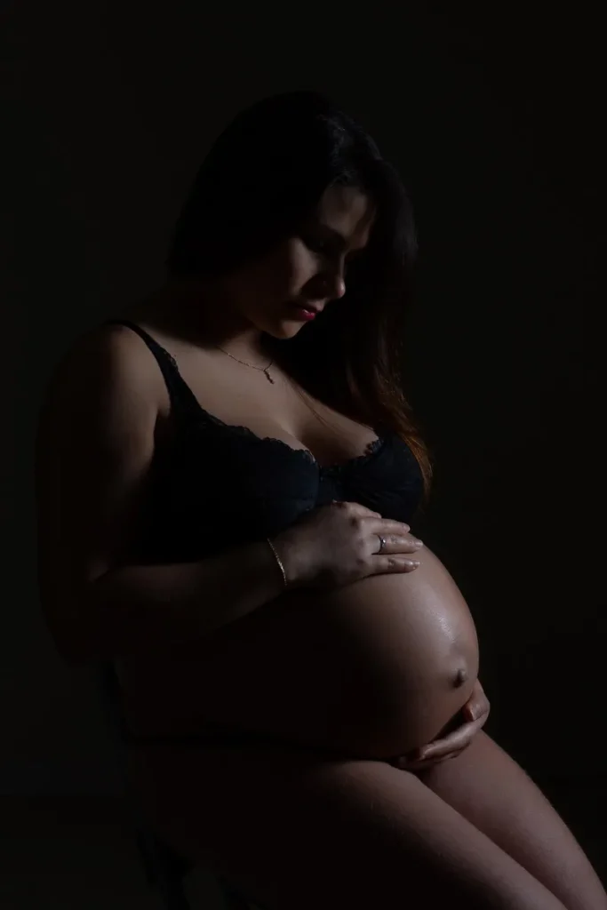 Séance photo grossesse, approche naturelle