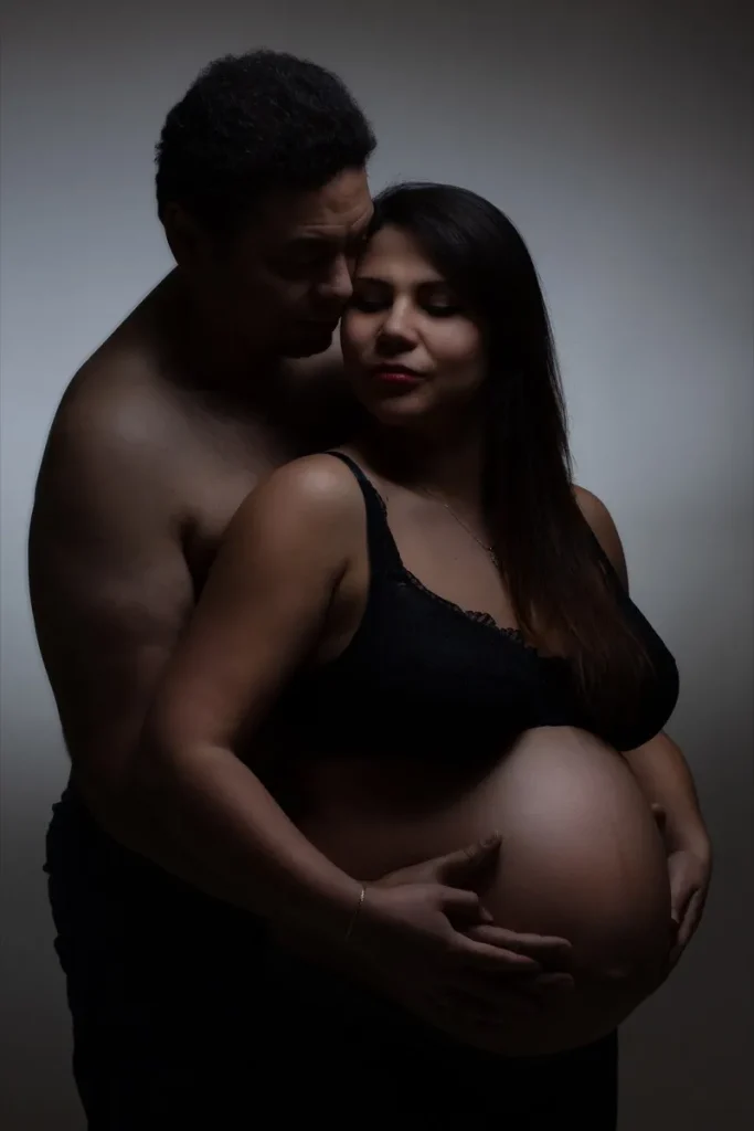 future maman en lumière
